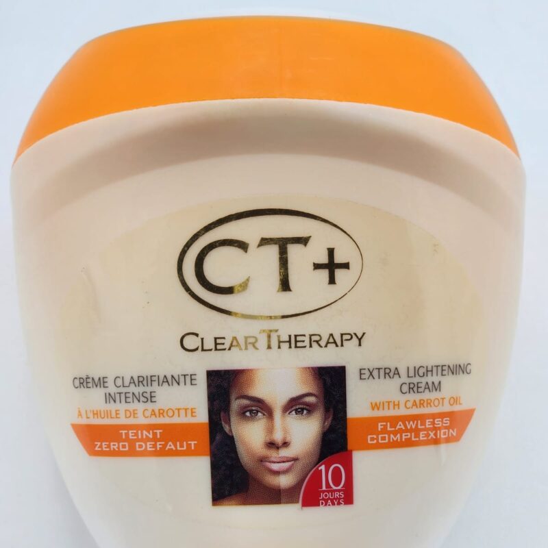 Clear Therapy+ Crème Éclaircissante Carotte – Teint Radieux & Hydratation Profonde 400ml