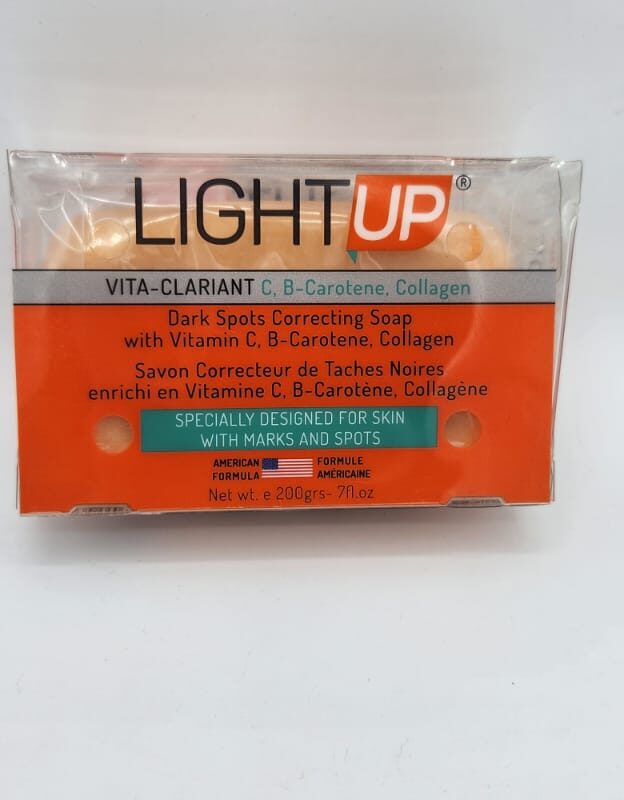 Savon Light Up Correcteur Taches Noires – Peau Unifiée & Éclatante 200g