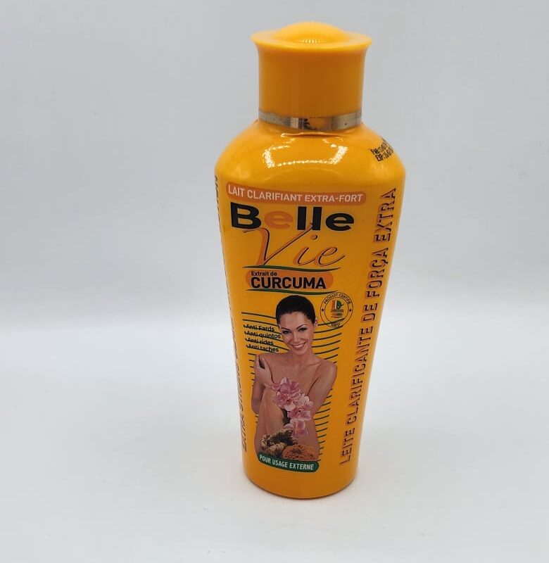 Belle Vie Lait Corporel Éclaircissant au Curcuma – Unifie le Teint et Illumine la Peau