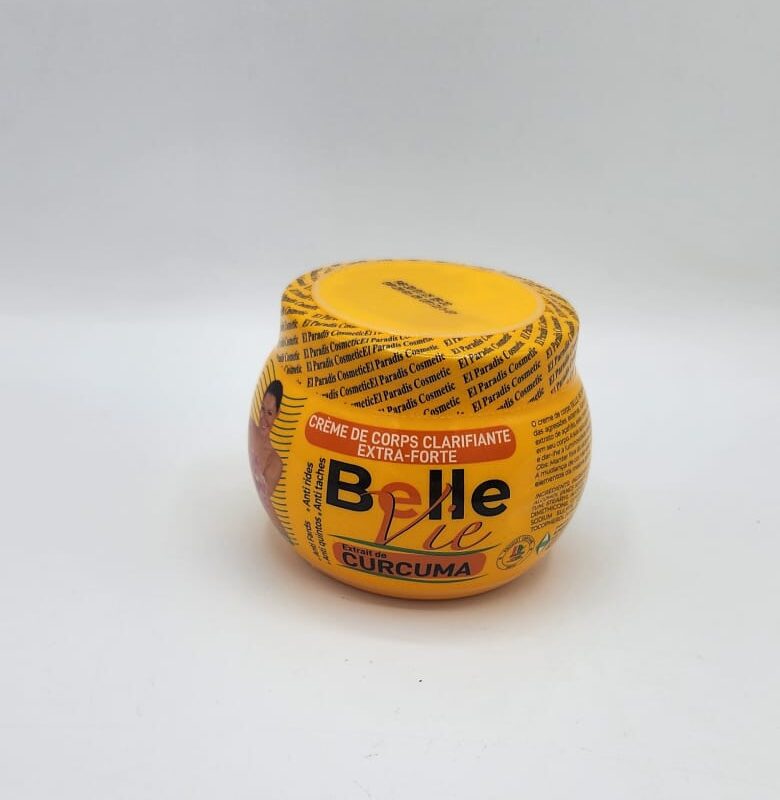 Crème Corporelle Belle Vie au Curcuma – Clarifiant Extra Fort pour Teint Uniforme et Éclat Naturel