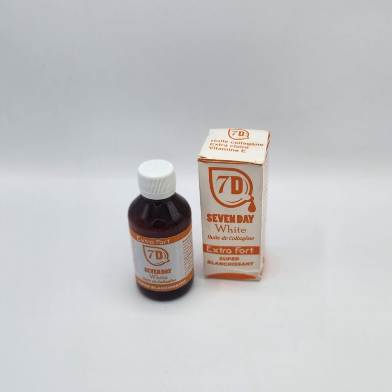 7D SEVENDAY WHITE – Huile Ultra Blanchissante au Collagène | Anti-Imperfections & Éclat Immédia