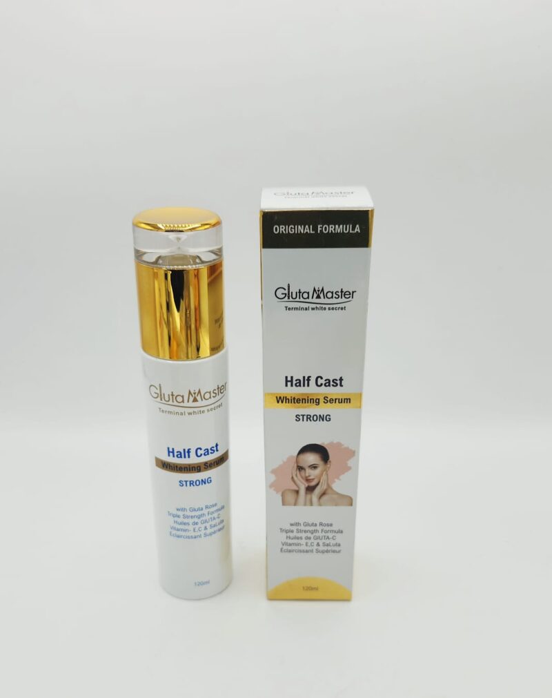 Sérum Éclaircissant Gluta Master Terminal White – Teint Métisse Unifié – 120ml