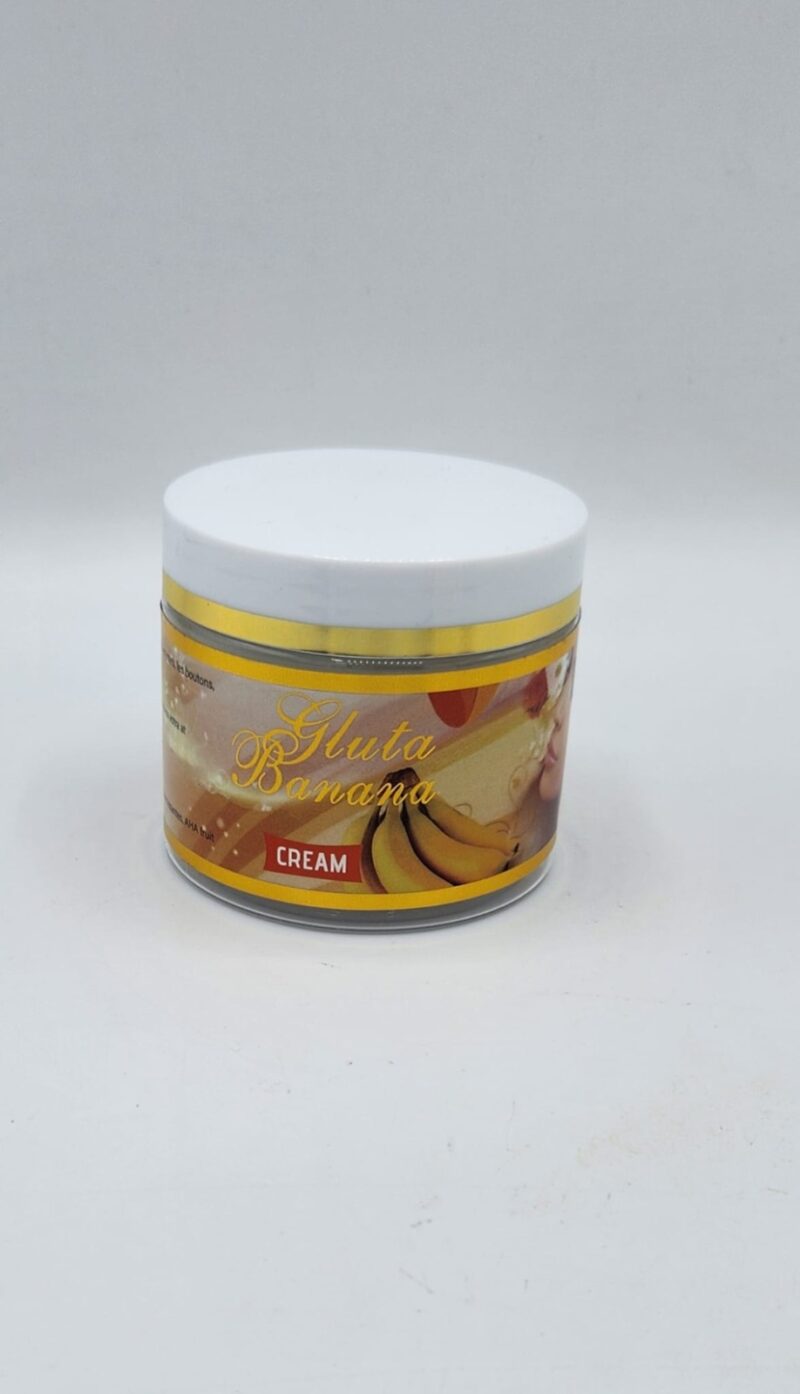 Crème Visage Gluta Banana Éclaircissante – Anti-Taches, Cernes & Vergetures – 100ML