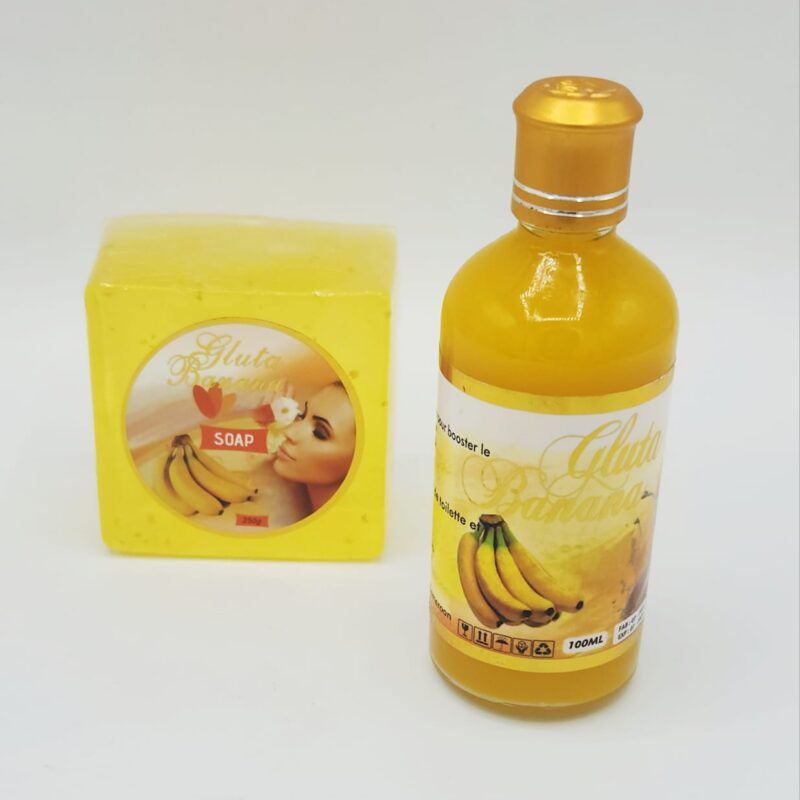 GLUTA BANANA Concentré Éclaircissant | Anti-Taches Teint Éclatant - LAIT & SAVON (1x2)