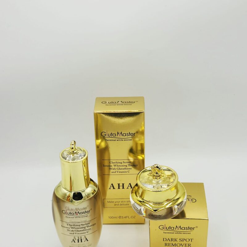 Gluta Master Terminal White – Sérum & Crème Visage Éclaircissants Anti-Taches – Teint Métissé & Tous Types de Peau (2x1)