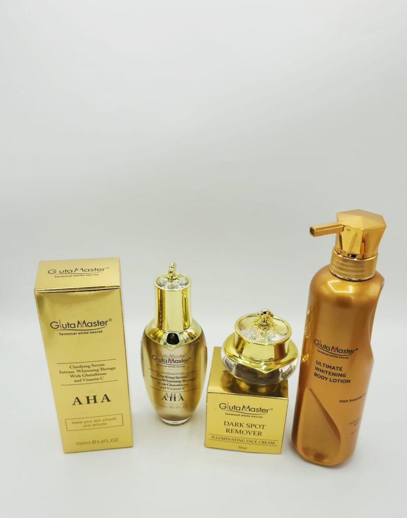 Gluta Master Terminal White – Lait, Sérum & Crème Visage Éclaircissants Anti-Taches – Teint Métissé & Tous Types de Peau (3x1) - Image 5