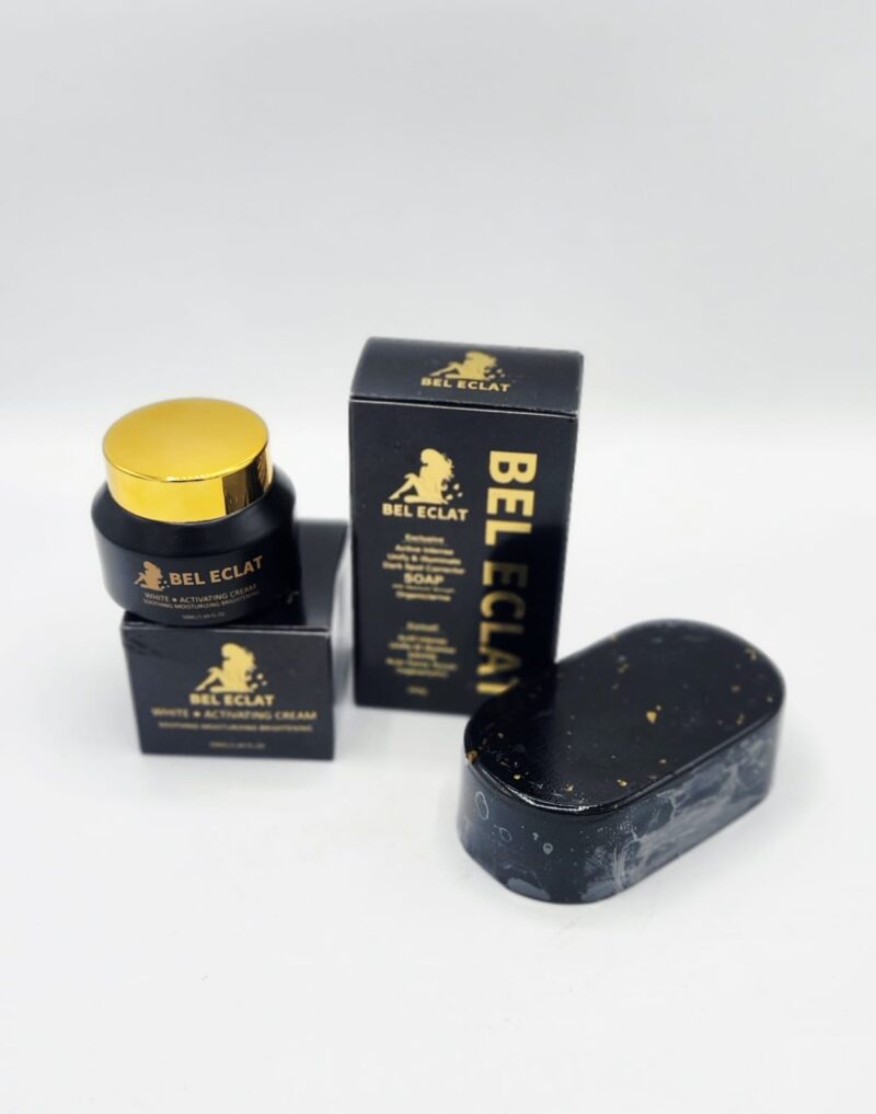 Crème Visage & Savon Bel Éclat Active Intense – Éclaircissant & Unifiant – Teint Métissé (2x1) - Image 4