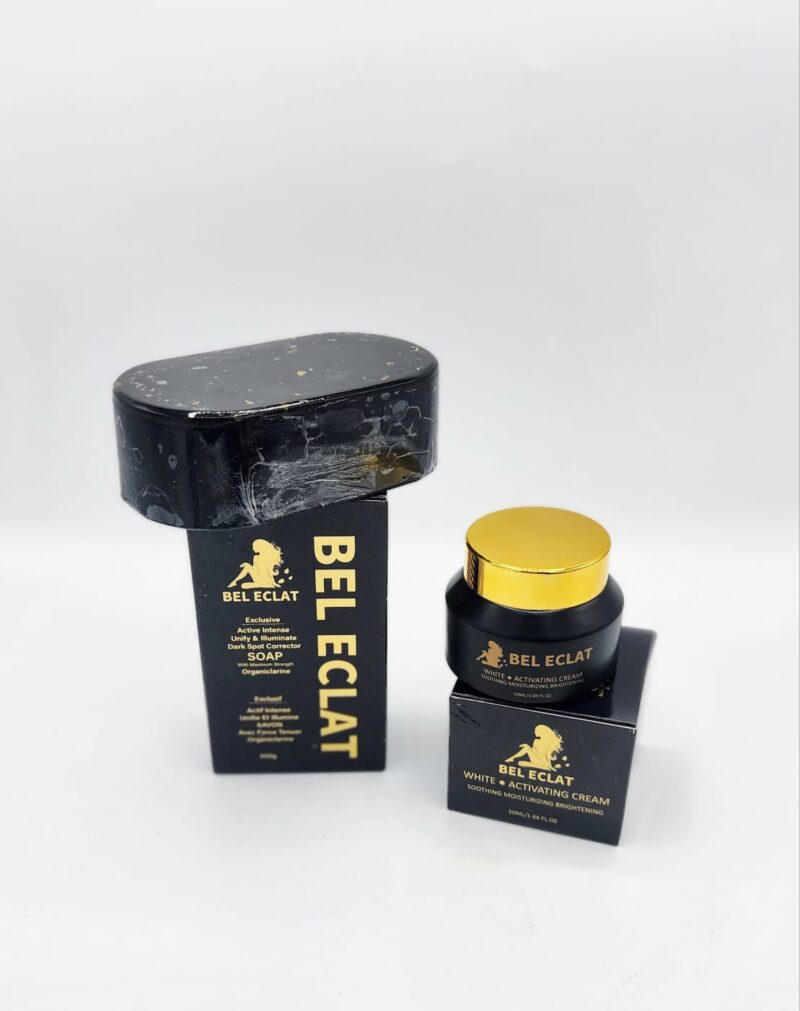 Crème Visage & Savon Bel Éclat Active Intense – Éclaircissant & Unifiant – Teint Métissé (2x1)