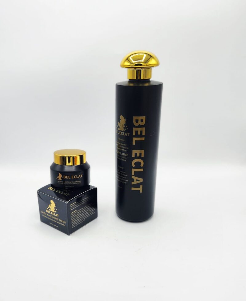 LOTION & CRÈME Visage BEL ÉCLAT – Soin Éclaircissant Intense pour Teint Métissé – 2x1 - Image 3