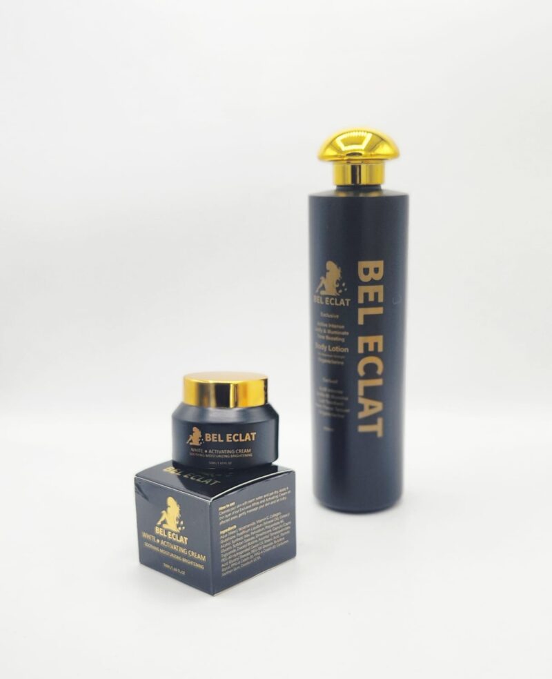 LOTION & CRÈME Visage BEL ÉCLAT – Soin Éclaircissant Intense pour Teint Métissé – 2x1 - Image 5