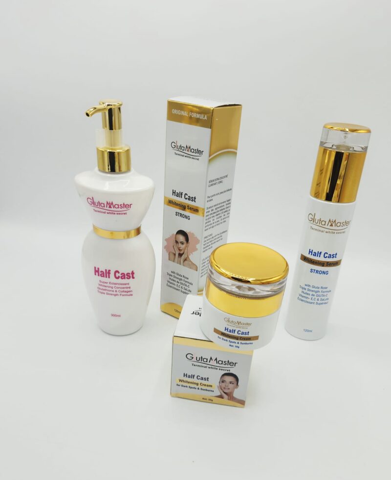 LAIT / SERUM PLUS CREME VISSAGE GLUTA MASTER Half Cast SET. Terminal white secret. Supper Eclaircissant 3PCS X 1 à la base de Glutathion et Collagène - Image 3