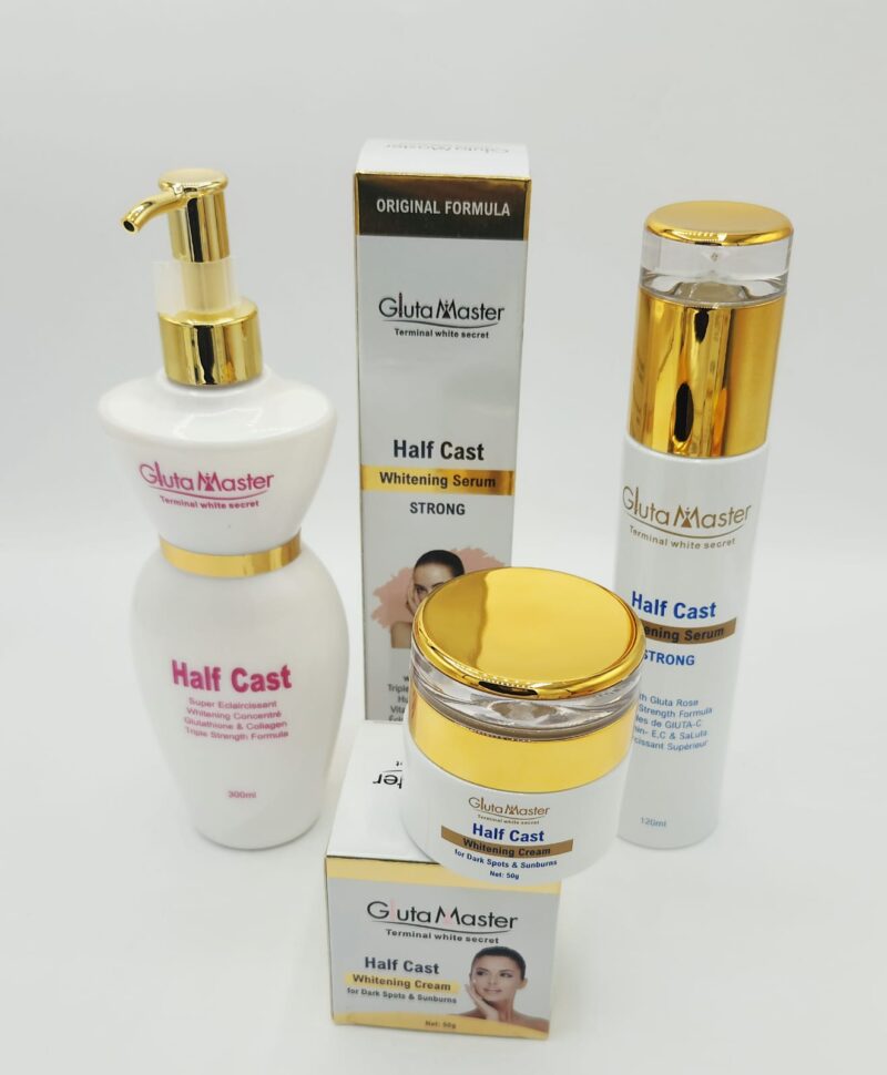LAIT / SERUM PLUS CREME VISSAGE GLUTA MASTER Half Cast SET. Terminal white secret. Supper Eclaircissant 3PCS X 1 à la base de Glutathion et Collagène - Image 2