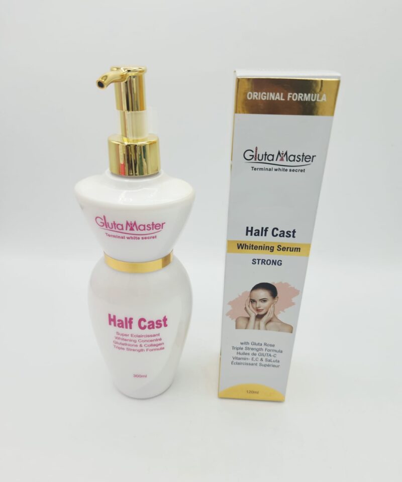 Lait & Sérum Gluta Master Half Cast – Terminal White Secret – Super Éclaircissant – 2PCS x 1 – À base de Glutathion & Collagène - Image 11