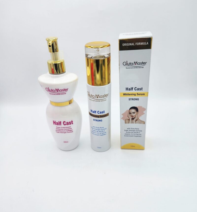Lait & Sérum Gluta Master Half Cast – Terminal White Secret – Super Éclaircissant – 2PCS x 1 – À base de Glutathion & Collagène - Image 3