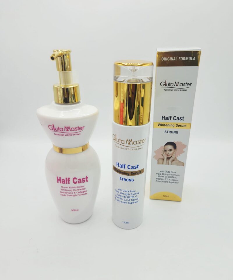 Lait & Sérum Gluta Master Half Cast – Terminal White Secret – Super Éclaircissant – 2PCS x 1 – À base de Glutathion & Collagène - Image 4
