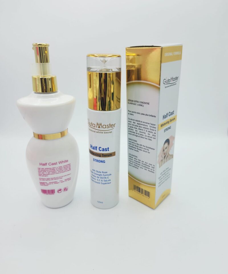 Lait & Sérum Gluta Master Half Cast – Terminal White Secret – Super Éclaircissant – 2PCS x 1 – À base de Glutathion & Collagène - Image 7