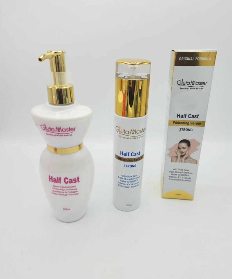 Lait & Sérum Gluta Master Half Cast – Terminal White Secret – Super Éclaircissant – 2PCS x 1 – À base de Glutathion & Collagène - Image 9