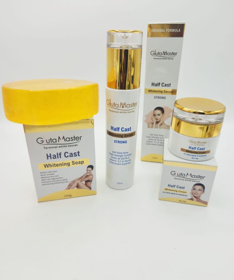Sérum Éclaircissant Glutathion - Crème Visage et Savon Gluta Master Set 3 Pièces Terminal White Secret - Image 3