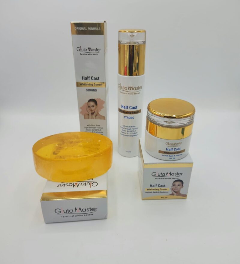 Sérum Éclaircissant Glutathion - Crème Visage et Savon Gluta Master Set 3 Pièces Terminal White Secret - Image 4