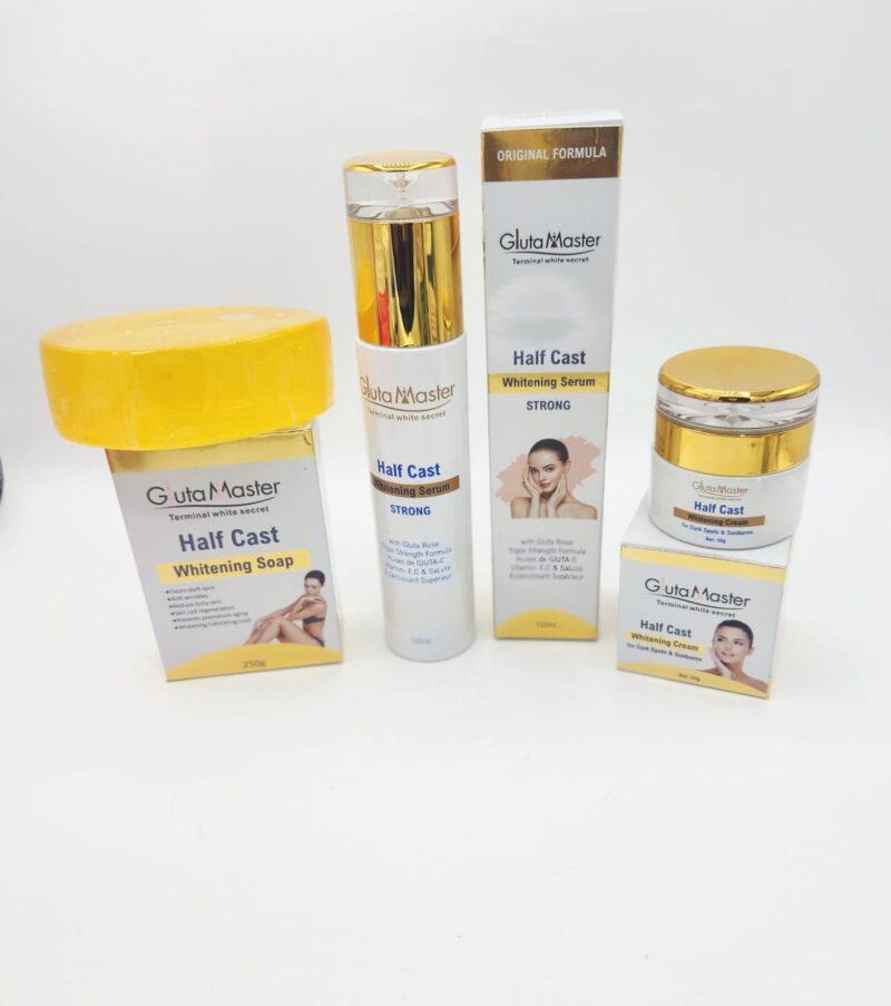 Sérum Éclaircissant Glutathion - Crème Visage et Savon Gluta Master Set 3 Pièces Terminal White Secret - Image 6