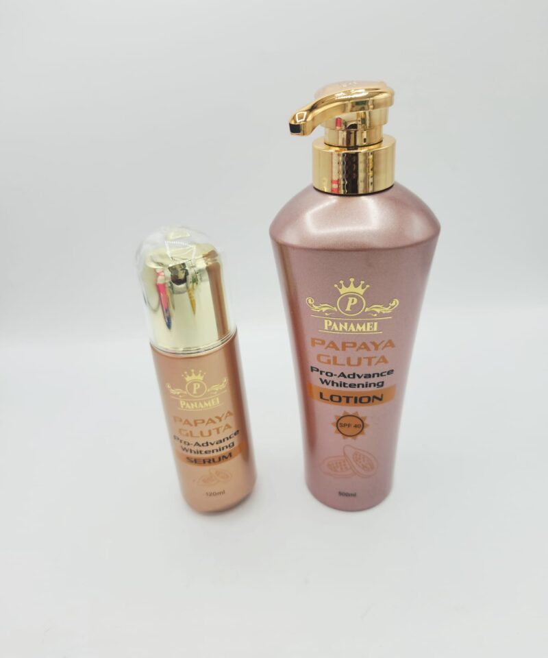 LAIT ET SERUME  PAPAYA GLUTA PRO ADVANCE ULTRA BLANCHISSANT ANTI IMPERFECTION.  2PCS X 1 - Image 4