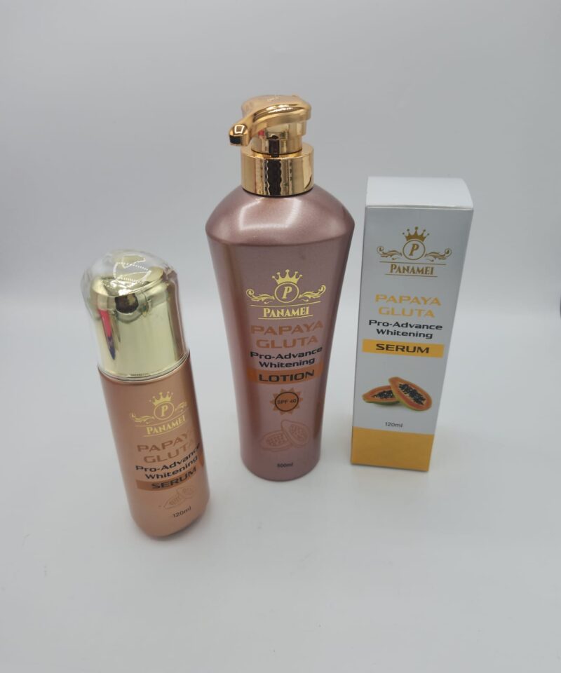 LAIT ET SERUME  PAPAYA GLUTA PRO ADVANCE ULTRA BLANCHISSANT ANTI IMPERFECTION.  2PCS X 1 - Image 6