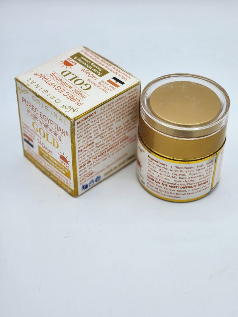 Crème Égyptienne Super Éclaircissante – Résultats Visibles en 10 Jours | Éclaircissement Intense, Uniformité du Teint, Peau Lumineuse | 50 ml - Image 6