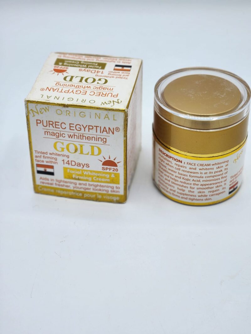 Crème Égyptienne Super Éclaircissante – Résultats Visibles en 10 Jours | Éclaircissement Intense, Uniformité du Teint, Peau Lumineuse | 50 ml