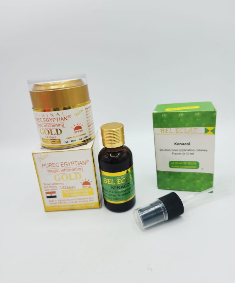 Duo Éclaircissant Acides de Fruits – BEL Éclat Super Blanchisseur | Lotion + Crème à Base d’AHA Naturels | Teint Uniforme, Anti-Taches, Résultat en 10 Jours