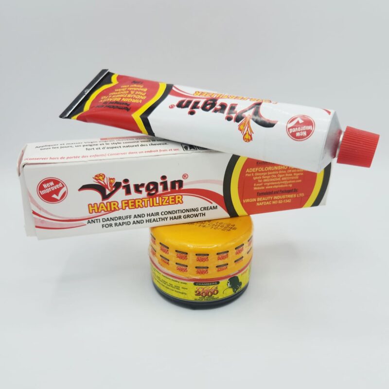 Crème Cuir Chevelu Traitement – Chambers Chapter 2000 Duo Virgin Crème 100g | Hydrate, Apaise, Stimule la Croissance Capillaire | Sans Parabènes, 100% Naturelle