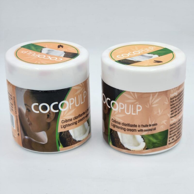 Crème Cocopulp Clarifiante Anti-Taches – 300ml – Éclaircit, Unifie et Nourrit la Peau au Coco Bio