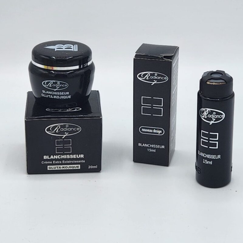 Duo Crème + Sérum Éclaircissant Radiance 7 – Soin Complet Anti-Taches & Éclat Immédiat – Formule Synergique