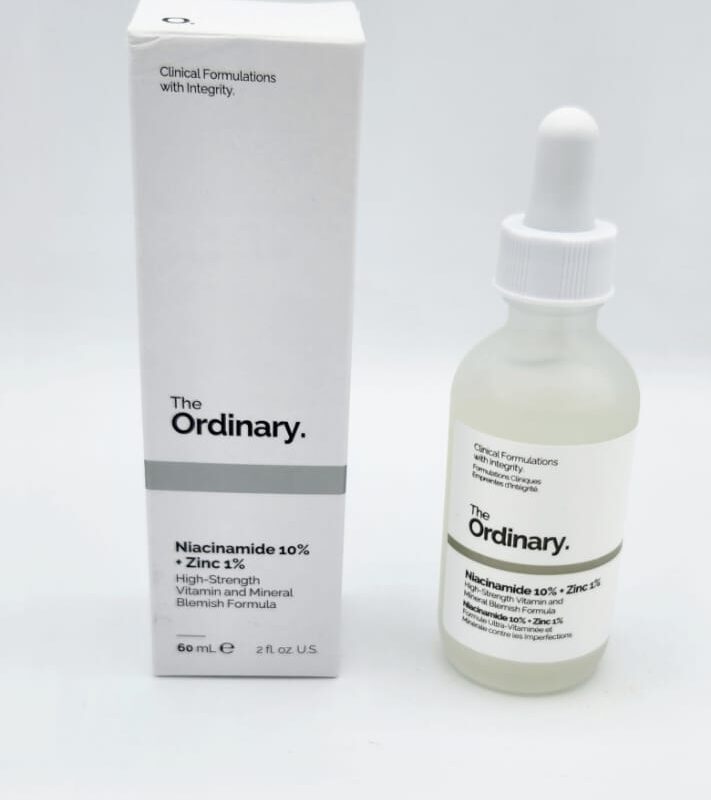 The Ordinary Niacinamide 10% + Zinc 1% – Sérum Lissant Anti-Imperfections – 60ml – Régule Sébum & Réduit Pores