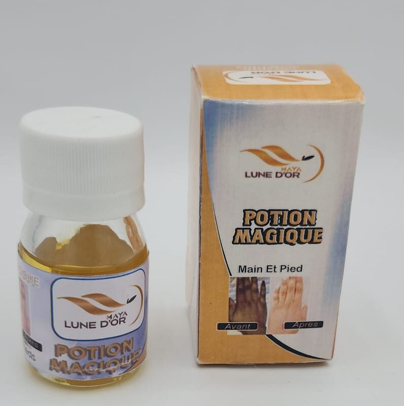 Potion Magique Maya Lune d’Or – Soin Concentré Mains & Pieds Anti-Taches – 30ml – Éclat Royal en 14 Jours