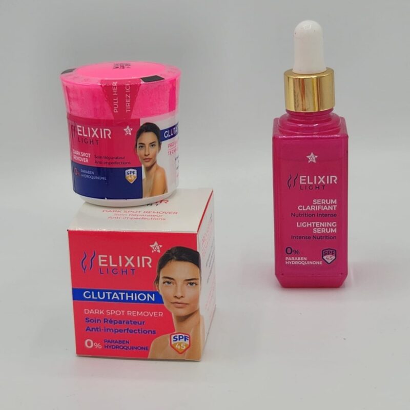 Best Combo Élixir – Crème Anti-Imperfection + Sérum Clarifiant Zéro Tache – Soin Double Action Visage