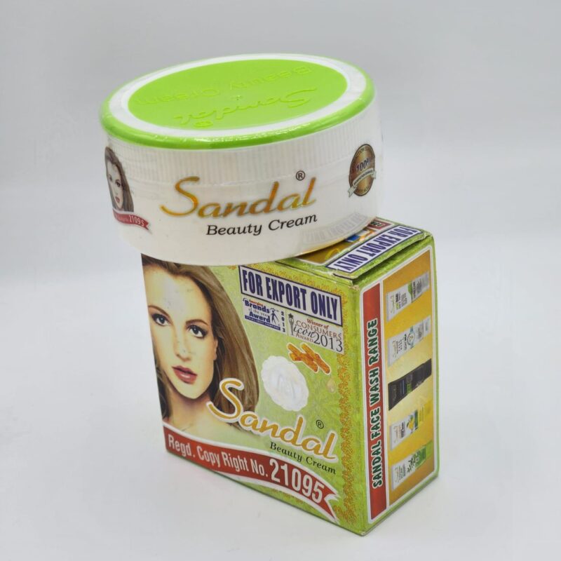 Crème Sandal Beauty – Crème de Beauté au Bois de Santal – Éclat, Apaisement & Hydratation – 50g