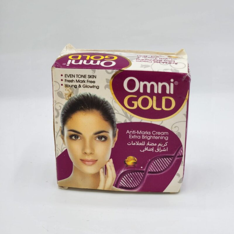 Crème Omni Gold – Anti-Taches Éclaircissante au Complexe Or & Niacinamide – 50g