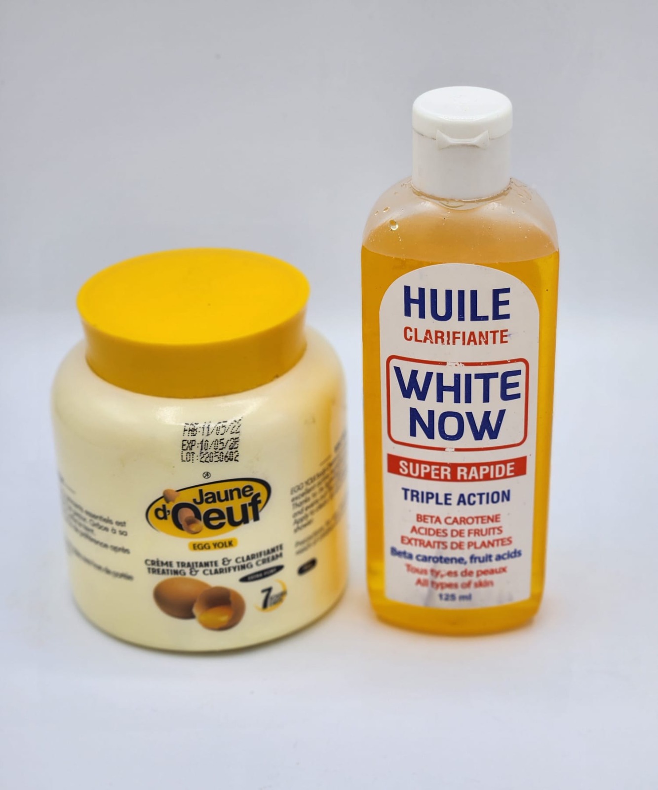 Duo Jaune d’Œuf – Savon + Crème Éclaircissante au Jaune d’Œuf Frais – Soin Visage Complet Anti-Taches – 2 x 50g - Image 3