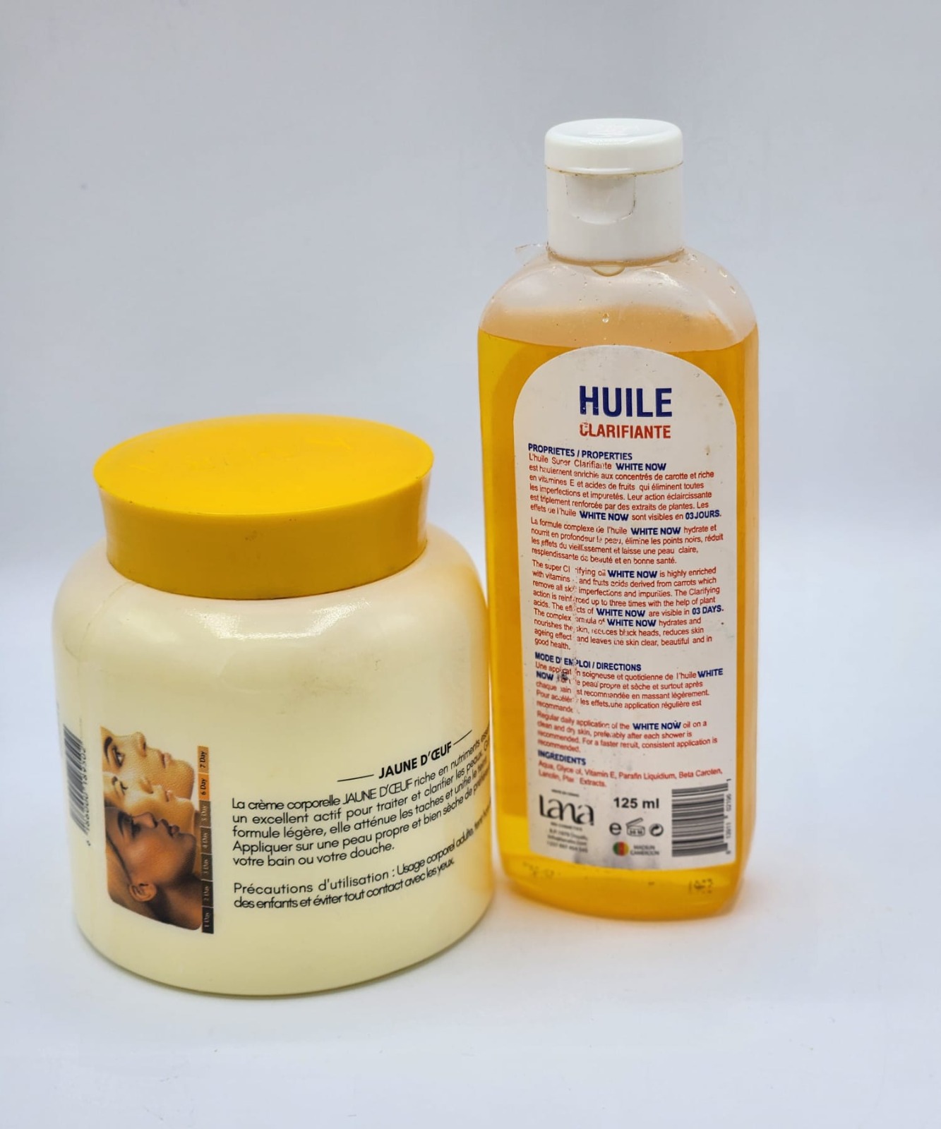 Duo Jaune d’Œuf – Savon + Crème Éclaircissante au Jaune d’Œuf Frais – Soin Visage Complet Anti-Taches – 2 x 50g - Image 4