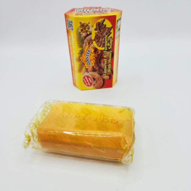 ASANTEE Savon TAMARIND & TUMERIC 125g | Éclaircissant & Exfoliant Doux 1X