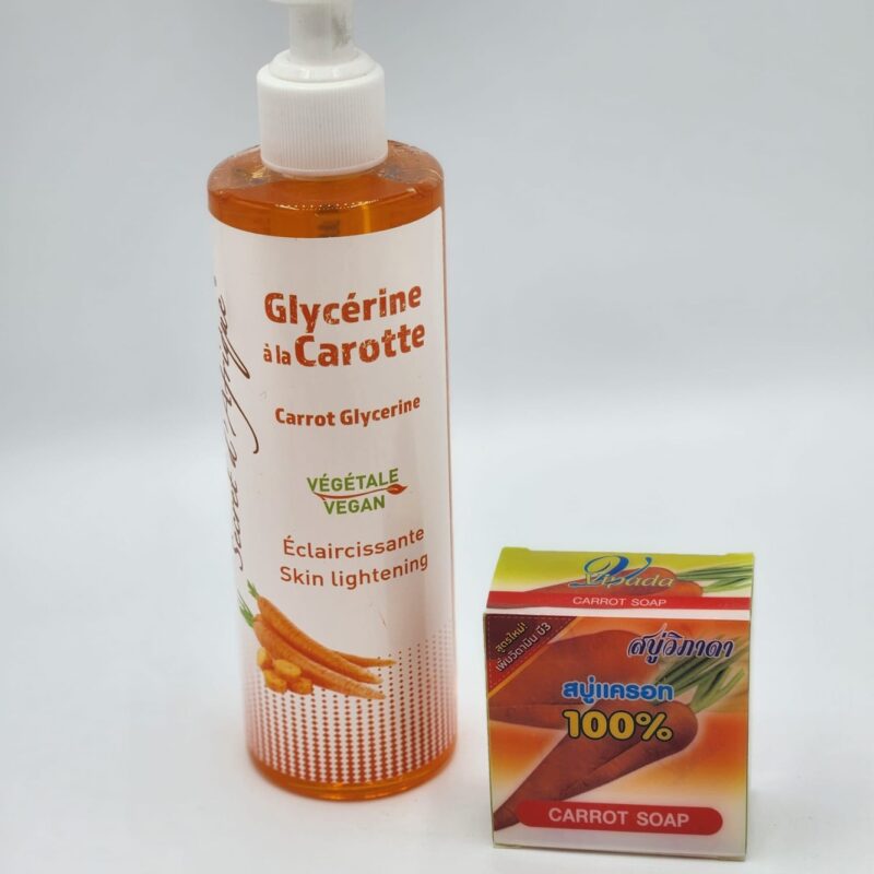 BEST DUO CAROTTE GLYCERINE ET SAVON VIPADA ULTRA ÉCLAIRCISSANT ANTI IMPERFECTION