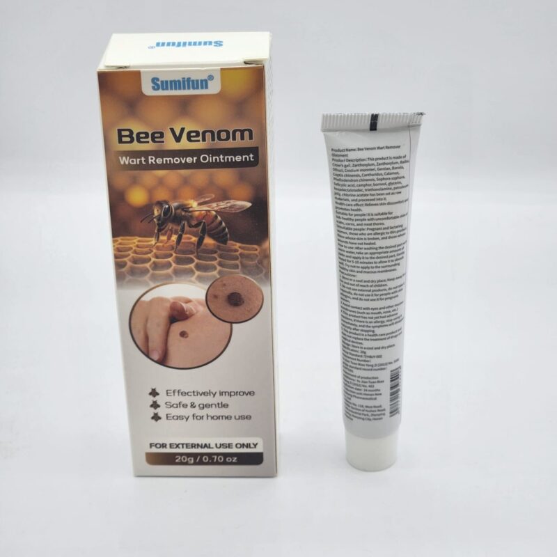 Bee Venom Wart Remover Ointment,Effectively improve ,Painless & Non-Irritating Bee Venom Wart Treatment.Easy For Home Use. 20g