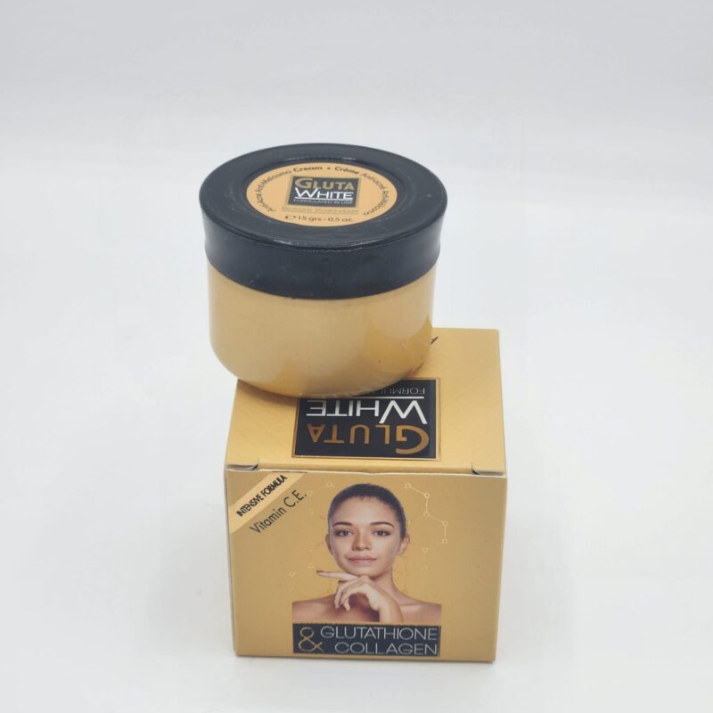 GLUTA WHITE CREME VISSAGE de Vitamin C. E   Glutathion  &  Collagen. Anti mélasmae et Acné;  1X