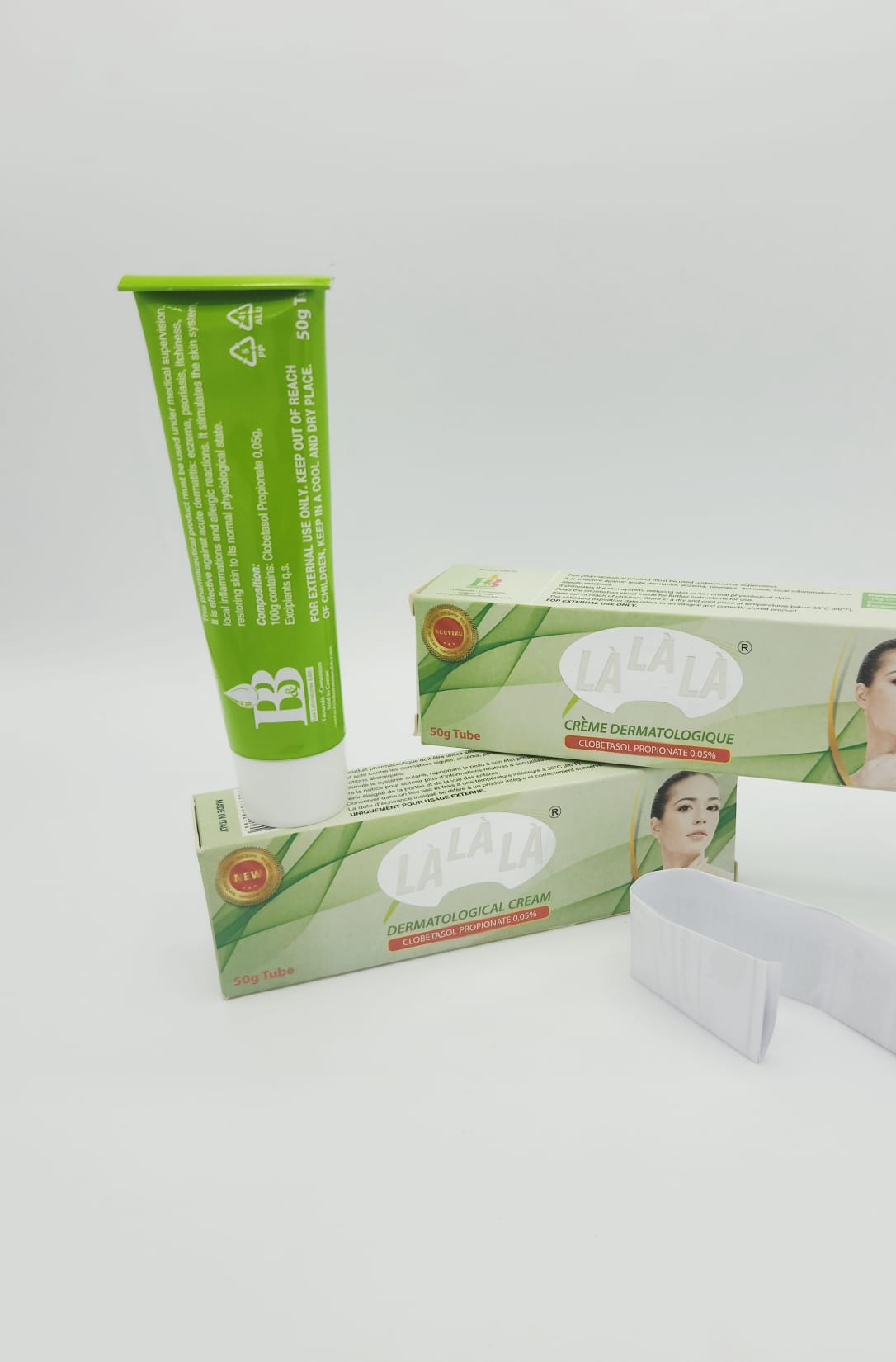 Crème tube LALALA 50g. ECLAIRCISSANTE 1X