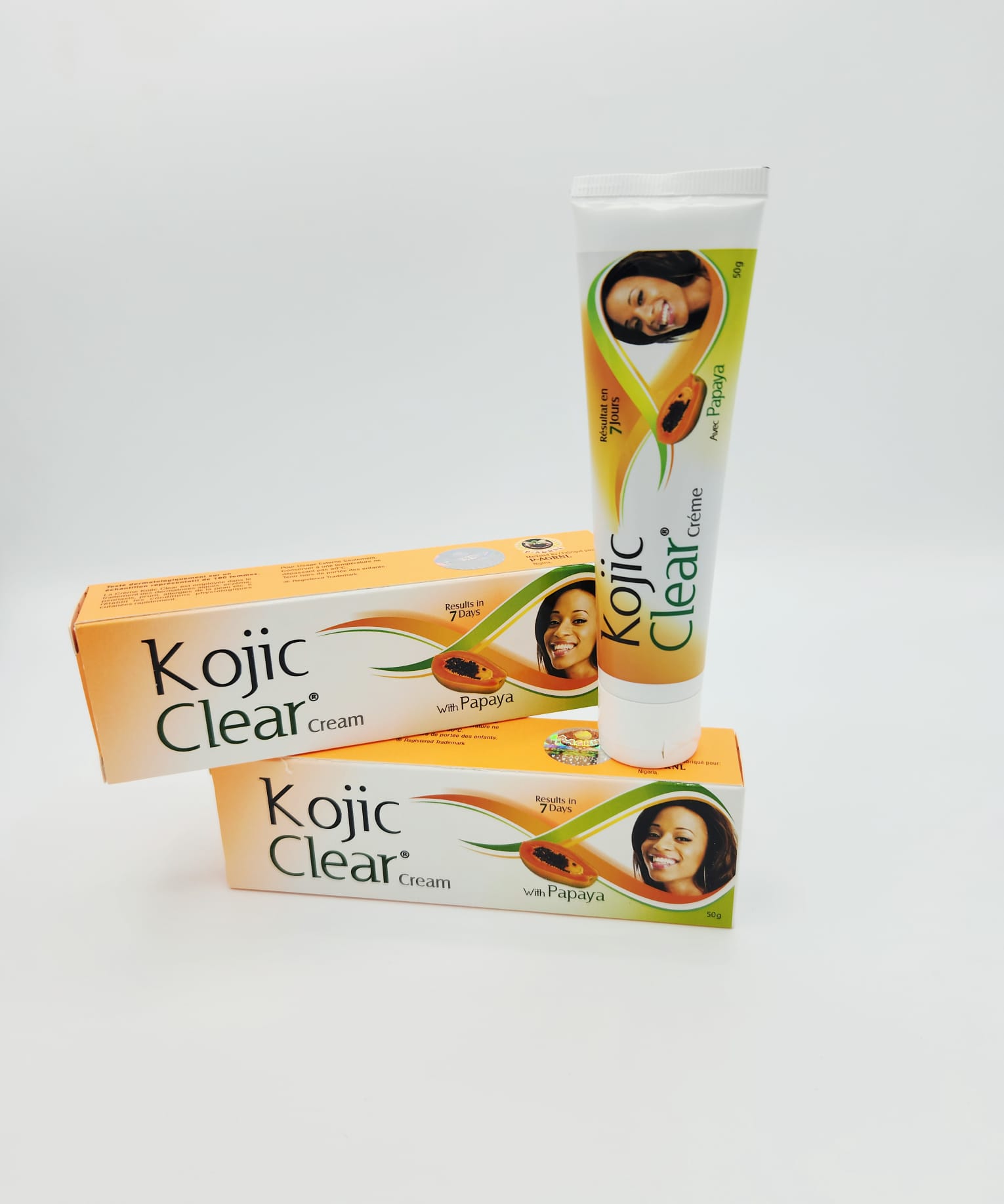 KOJIC CLEAR CRÈME de Papaya. Éclaircissant. Très Efficace. 50g. 1X. - Image 3