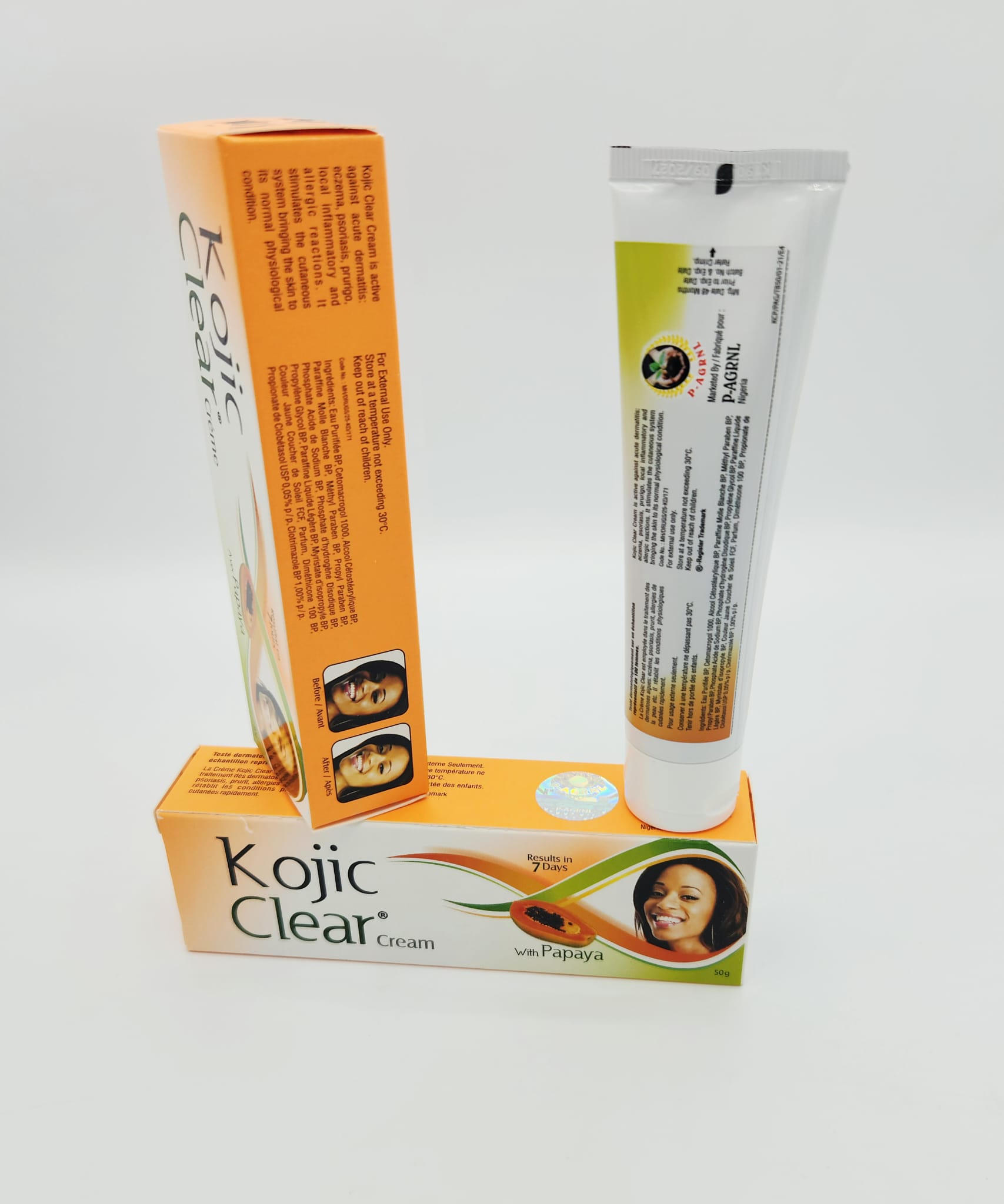 KOJIC CLEAR CRÈME de Papaya. Éclaircissant. Très Efficace. 50g. 1X. - Image 5