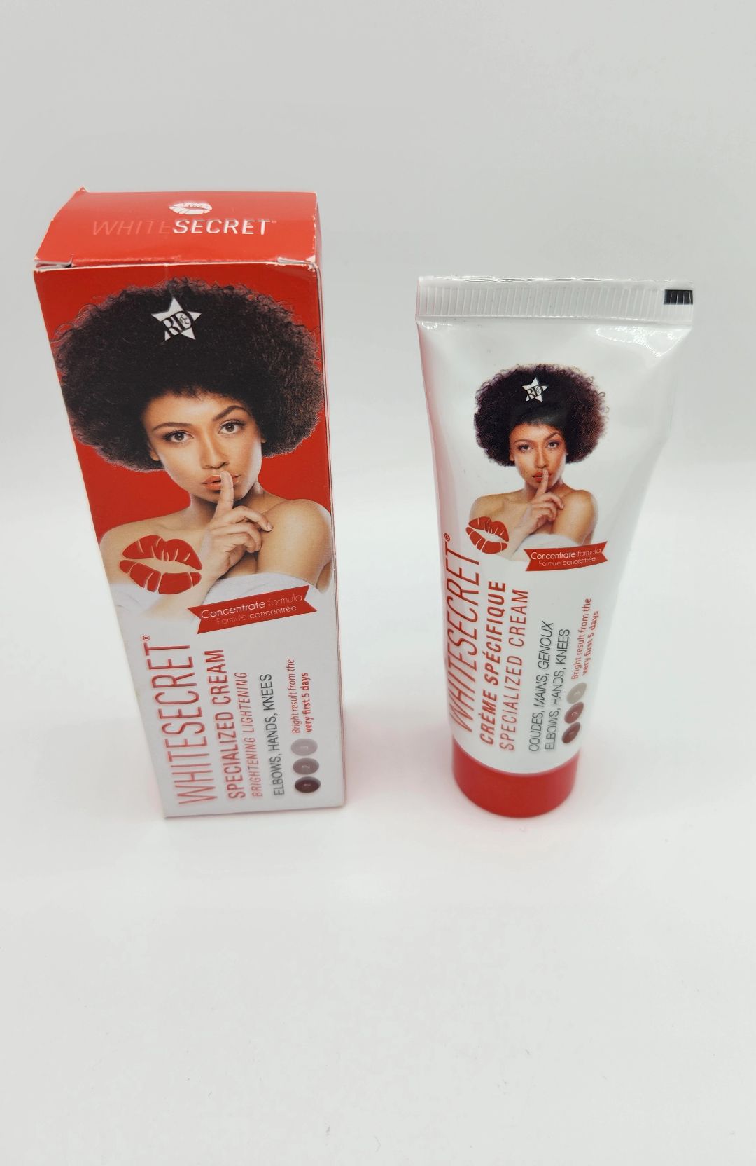 CRÈME WHITE SECRET SPÉCIFIQUE POUR LES MAINS/ COUDES / GENOUX. . 1X