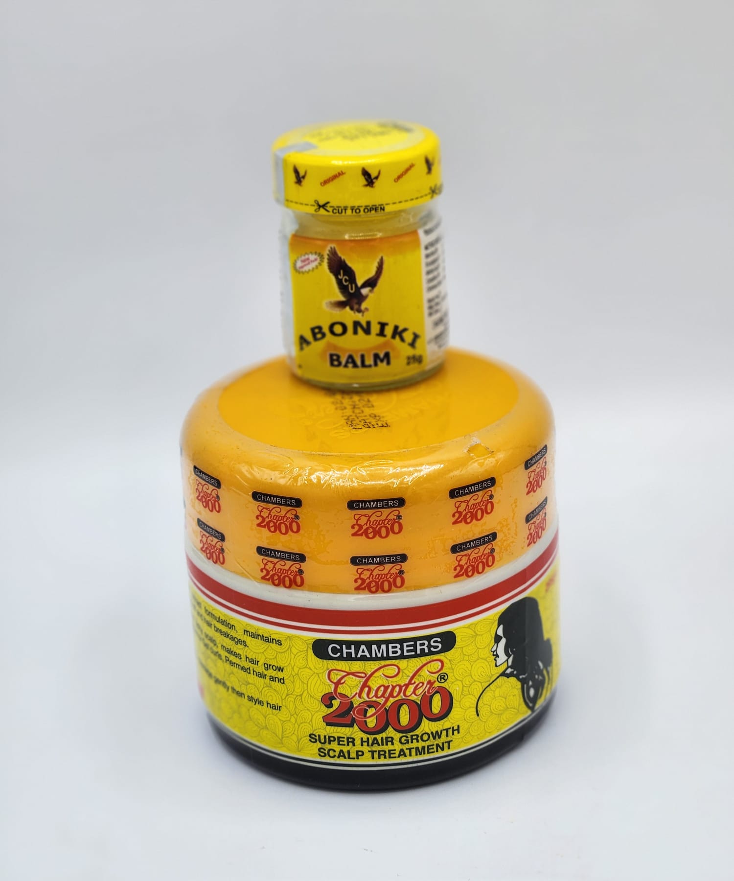 CHAMBERS CHAPTER 2000 295G TRAITEMENT DU CUIR CHEVELURE DUO Aboniki Baume 25G - Image 5