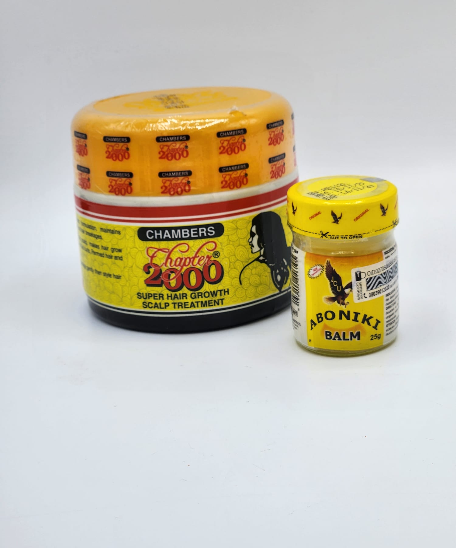 CHAMBERS CHAPTER 2000 295G TRAITEMENT DU CUIR CHEVELURE DUO Aboniki Baume 25G - Image 2