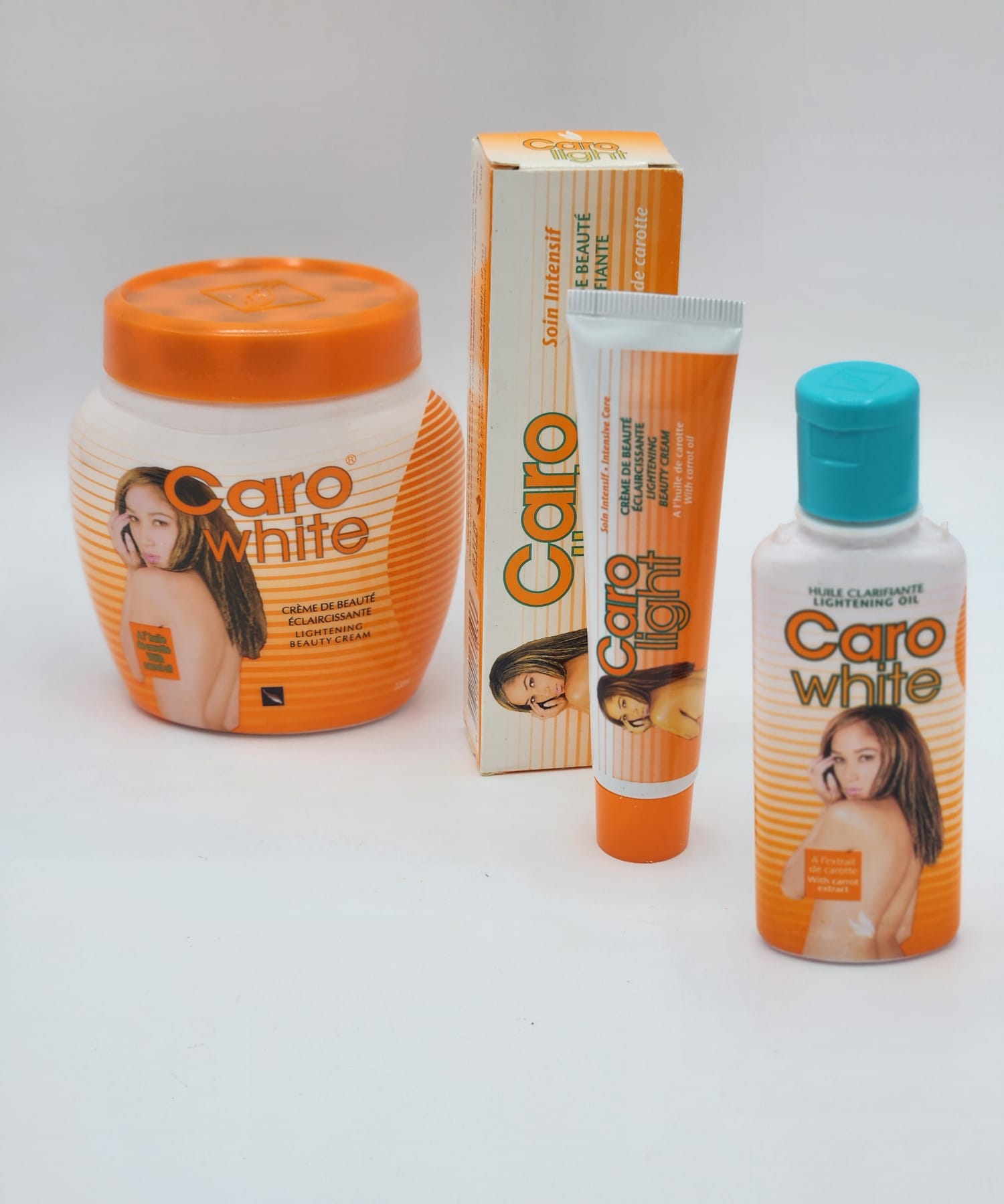 Mini Gamme Creme de peau Caro White, Crème tube et Huile Anti Taches - Image 4